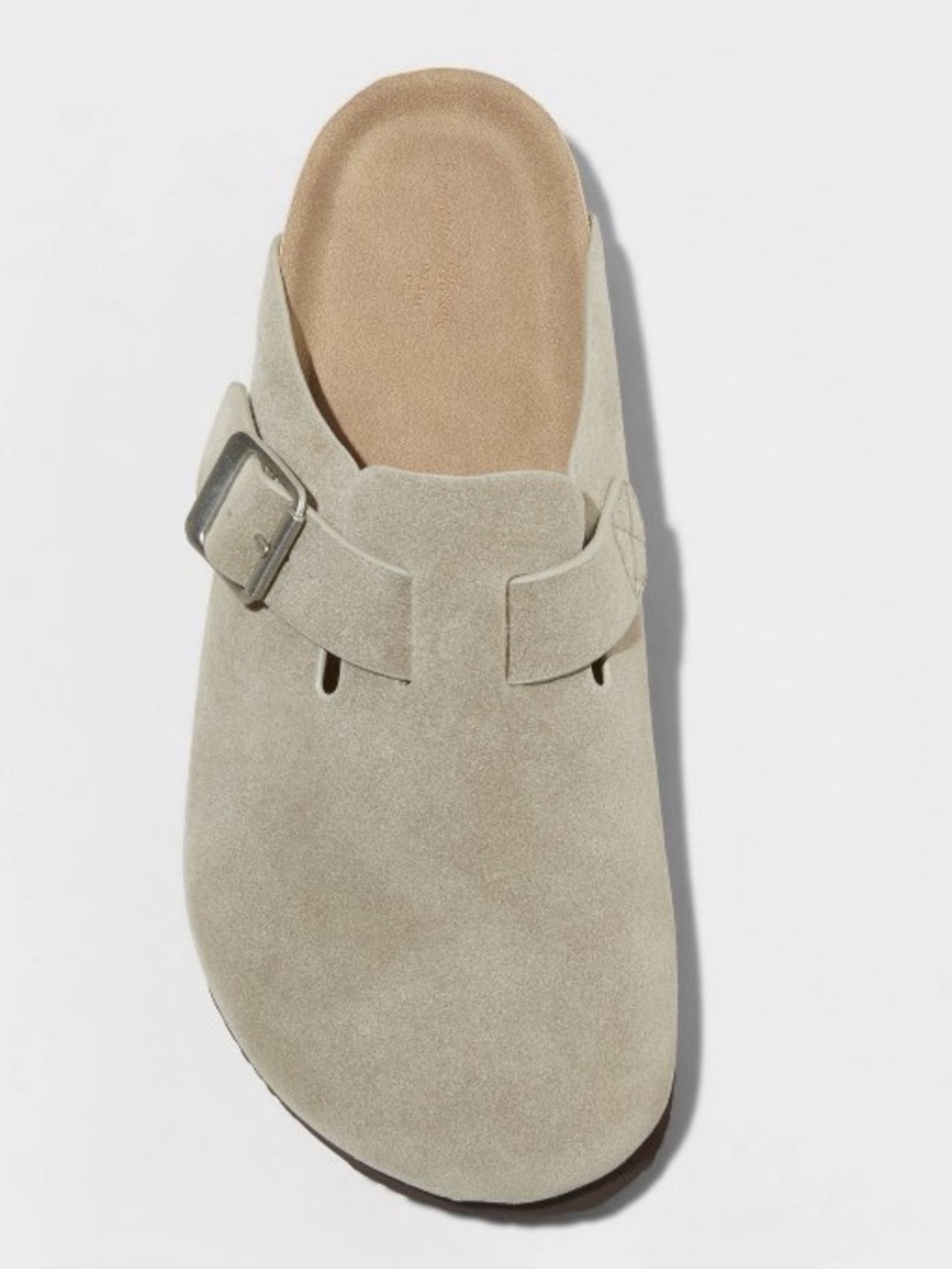 Universal Thread Betsy Suede Mule Clogs in Light Taupe Size 7.5